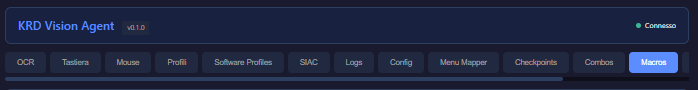 VisionAgent top navigation